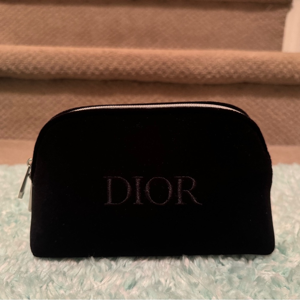 Dior Black Cosmetic Pouch